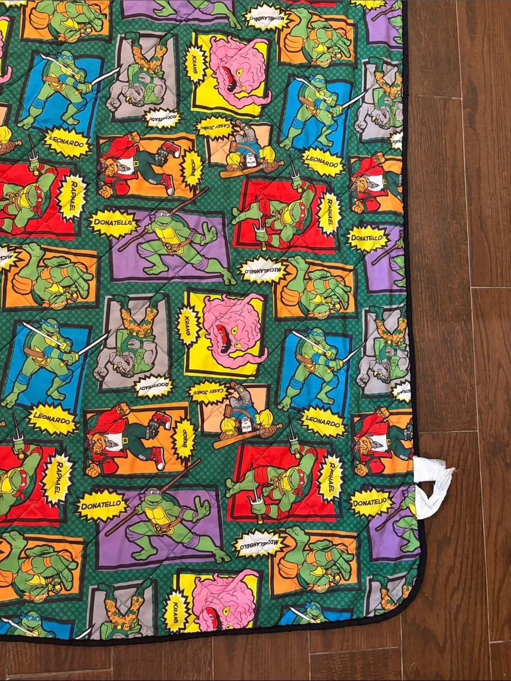 TMNT Teenage Mutant Ninja Turtles Toddler Comforter Reversible Blanket Franco’14